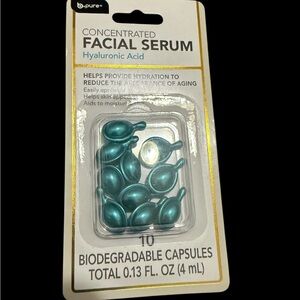 B.Pure Concentrated Facial Serum Niacinamide Hyaluronic Acid Capsules .13oz